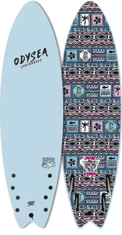 Catch Surf Odysea Skipper Pro 2021 JOB Quad Fin Softboard Blue