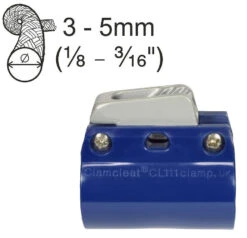 Clamcleat CL 244 Boom Cleat And Clamp Kit