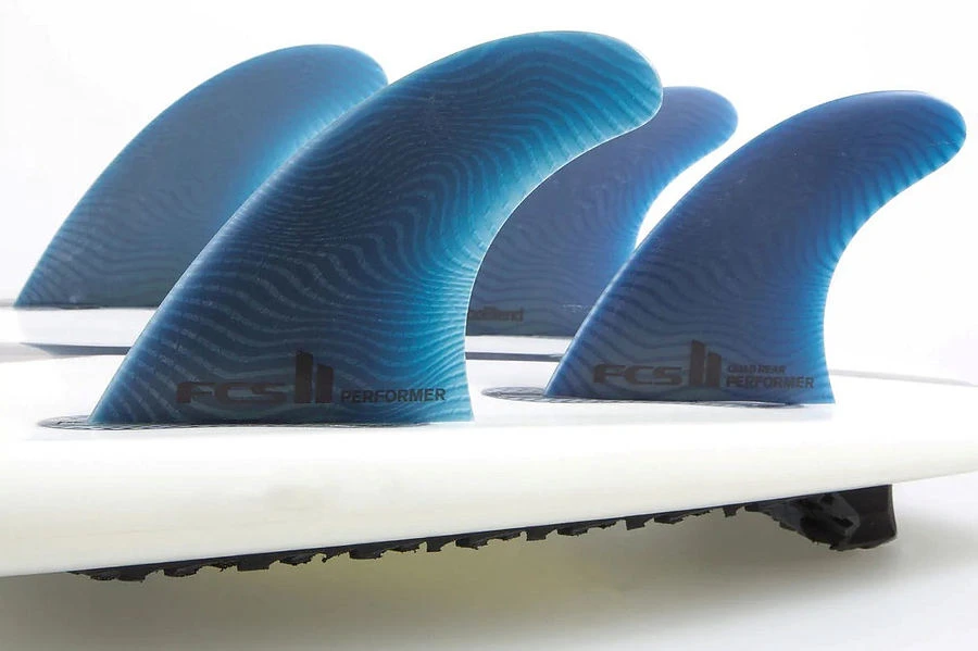 FCS II Performer Neo Glass Medium QUAD Set Eco Pacific