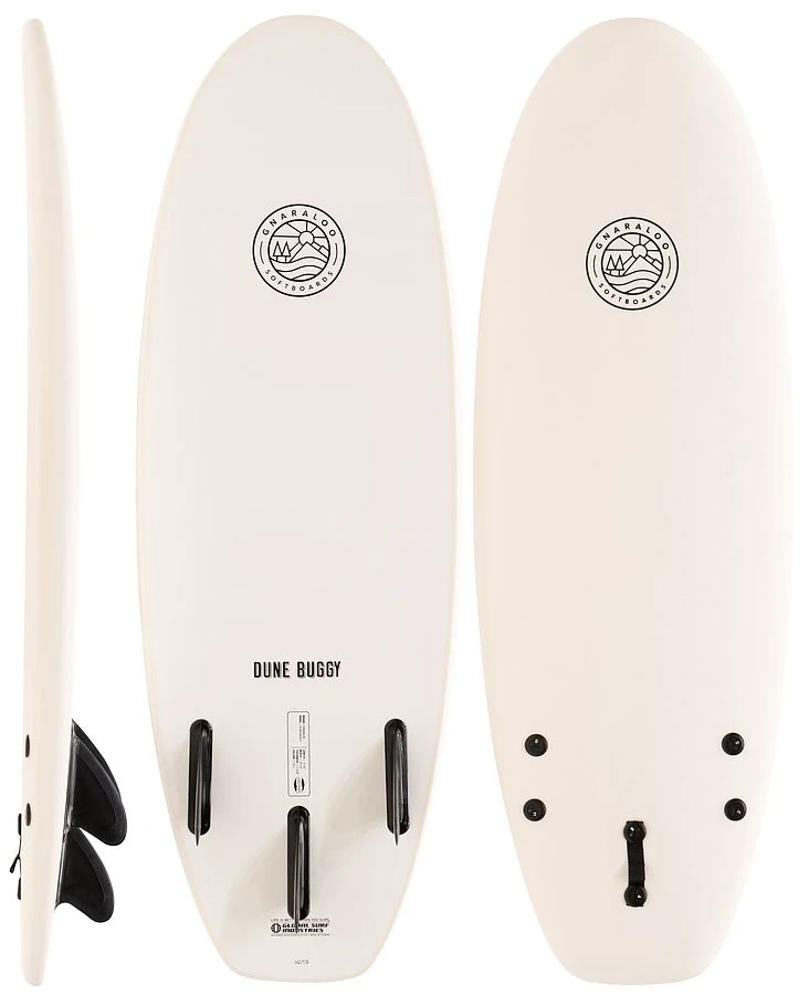Gnaraloo Dune Buggy White Soft Surfboard 4 Ft 10 Inches