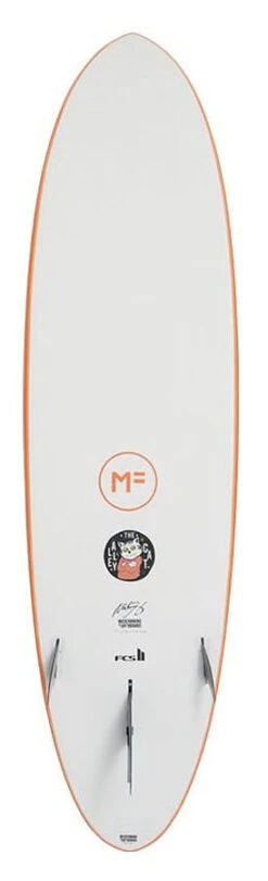 Mick Fanning Softboards Alley Cat Orange FCS II 8 Foot 0 Inches