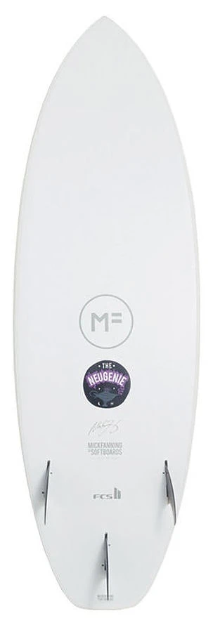 Mick Fanning Softboards Neugenie White FCS II 5 Foot 10 Inches