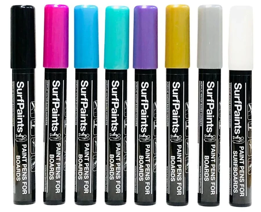 Surfpaints Surfboard Metallic Pack Paint Pens - Image 2