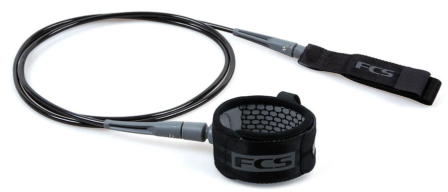FCS Comp Essential Black Grey Leash - Image 2