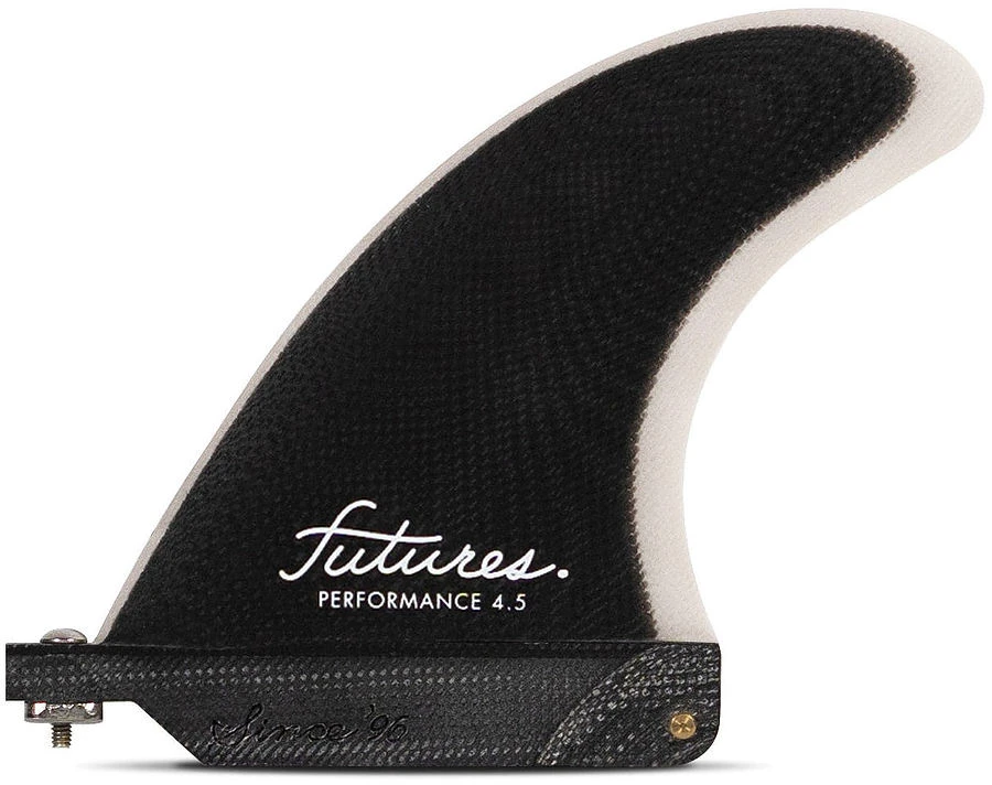 Futures Performance Fibreglass Black Grey Longboard Fin - Image 2