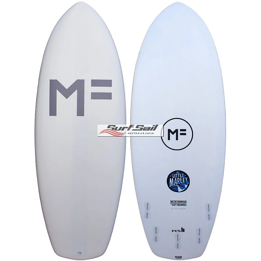 Mick Fanning Softboards Little Marley FCS 2 White Softboard